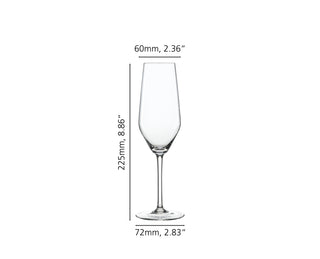 SPIEGELAU | Style | Champagne Flute | 240ml | Set of 4