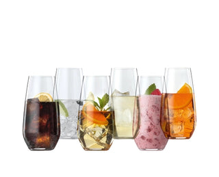 Spiegelau | Authentis Casual - Summer Drink Tumblers | 550 ml | Crystal | Clear | Set of 6