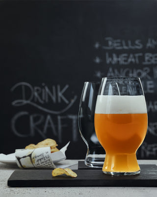 Spiegelau | Craft Beer Glasses - American Wheat Beer/Witbier Glasses | 750 ml | Crystal | Clear | Set of 4