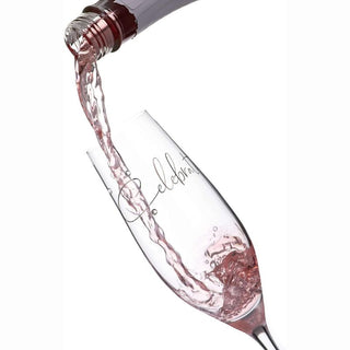 Diamante | Swarovski Champagne Flute with “Celebrate” Slogan | 210 ml | 1 Pc