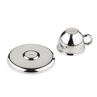 Arttdinox | Polka Cup &amp; Saucer | Set of 2 | Elegant Tea and Coffee Cup Set