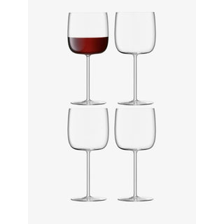 LSA International | Borough Wine Glass | 450ml  |  Clear | Set of 4