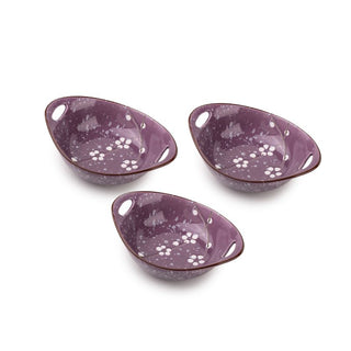 Takisso | Bowl Set  Premium Porcelain Bowls | Set of 3 | 320 ML | Microwave & Dishwasher Safe