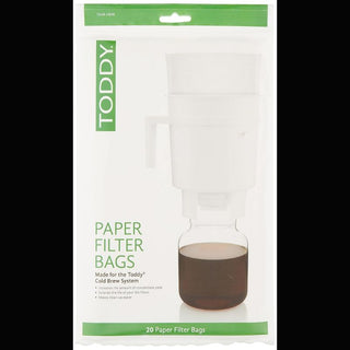 Toddy | Cold Brew System Paper Filter Bags | 20 Count | THMPF20
