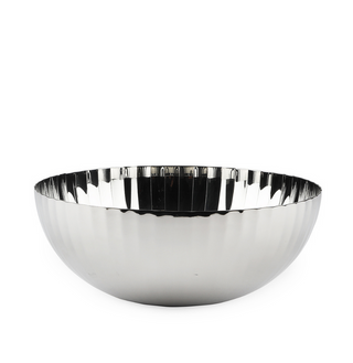 Arttdinox | Jindal Stainless - Rhythm Garden Serving Bowl - Large | Stainless Steel | Silver