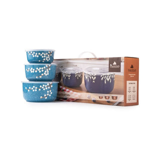 Takisso | Bowl Set Premium Porcelain Bowls | Set of 3 | Microwave & Dishwasher Safe