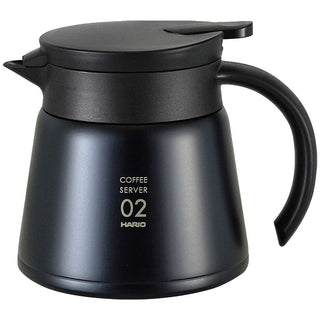 HARIO | V60 Thermal Insulation Stainless Steel Server | 600ml | Black | 1PC