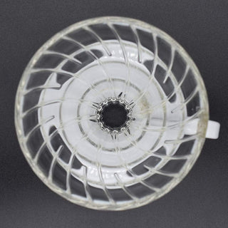 HARIO | V60 Glass Coffee Dripper White | 01 Size | 1 Pc
