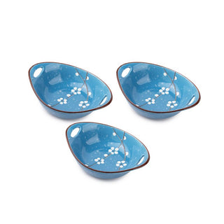 Takisso | Bowl Set  Porcelain Serving Bowls | Set of 3 | 320 ML | Microwave & Dishwasher Safe