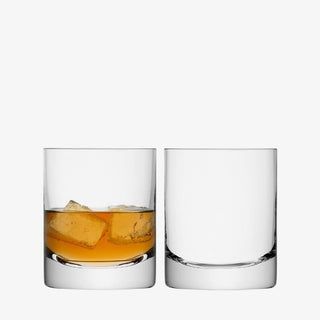 LSA International | Bar Tumbler | 250ml | Crystal | Clear | Crystal | Set of 2