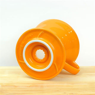 HARIO | V60 Dripper Ceramic 02 Orange | Pour Over Coffee Dripper | 2–4 Cups