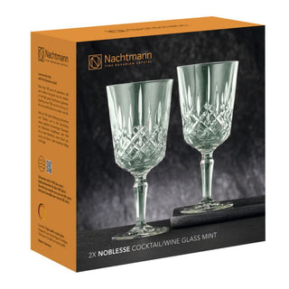 Nachtmann | Noblesse Mint Wine Glass Set | Crystal | 355 ml | Set of 2
