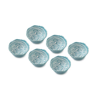 Takisso | Bowl Set  Porcelain Serving Bowls | Set of 6 | 300 ML | Microwave & Dishwasher Safe