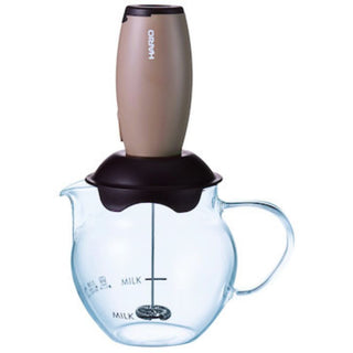 Hario | Creamer Frother With Glass | 100 ml | Glass | COVER DAMAGE