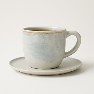MESA | Capadosia 2 Cup &amp; 2 Saucer | Stoneware | Set of 4