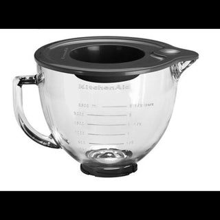 KitchenAid | Product Part -  Transparent Glass Tilt Head Sm 5-Qt Frosted Bowl | 4.7 L | Glass | 1Pc