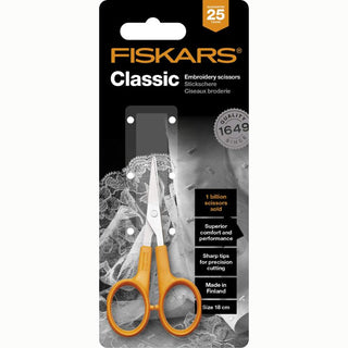 Fiskars | Classic Embroidery Straight | Orange | 10cm | 1PC