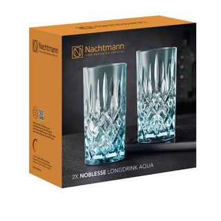 Nachtmann | Noblesse Aqua Long Drink Glasses | 395 ml | Set of 2