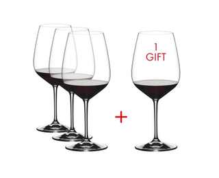 Riedel | Heart To Heart - Cabernet Sauvignon | 800 ml | Clear | Crystal | Set of 4