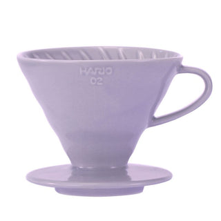 HARIO | V60 Dripper Ceramic 02 Purple | Pour Over Coffee Dripper | 2–4 Cups