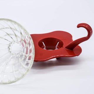 HARIO | V60 Glass Coffee Dripper | Red | 01 Size | 1 Pc