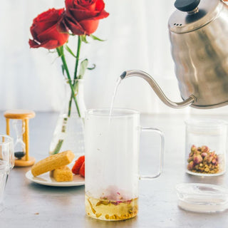 Hario | Glass Tea Maker Simply Hario | 400 ml | Heatproof Glass Tea Brewer | 1 Pc