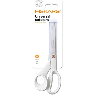 Fiskars | Universal scissors  | 21 cm | white | 1PC