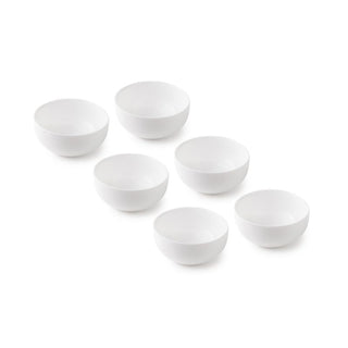 Takisso | Bowl Set | Opal Glass Bowls | Chip Resistant | 230 ml | Set of 6