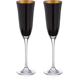 Diamante | Oro Black Flute | 160 ml | Set of 2