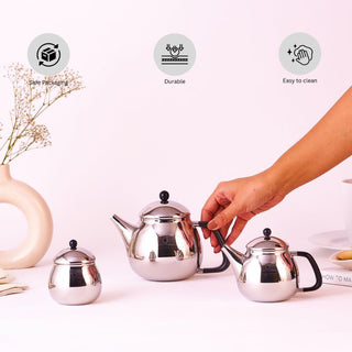 Arttdinox | Serene Tea Set | Premium Tea Serving Set | 1 Litre Teapot