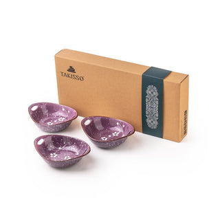 Takisso | Bowl Set  Premium Porcelain Bowls | Set of 3 | 320 ML | Microwave & Dishwasher Safe