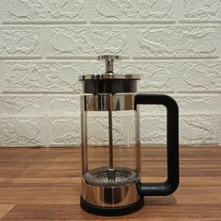 AltVibes | Coffee & Tea French Press (Black Handle) | Stainless Steel | 300 ml
