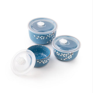Takisso | Bowl Set Premium Porcelain Bowls | Set of 3 | Microwave & Dishwasher Safe