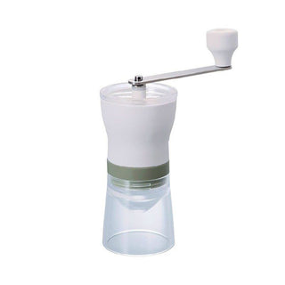 Hario | Chaco Tea Mill with Mesh Sifter Adjustable Green Tea Grinder | Smokey Green | 1 Pc