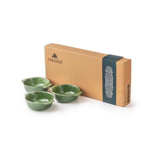 Takisso | Bowl Set  Porcelain Bowl Set | Set of 3 | 350 ML | Microwave & Dishwasher Safe