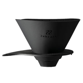 HARIO | V60 Flat Dripper 02 Plus Zebrang | Black | 1 Pc