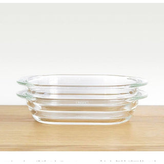Hario | Heatproof Gratin Plate | 600ml | 2-Piece Baking Dish Set