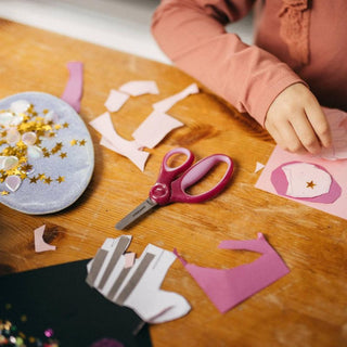 Fiskars | Glitter Kids Scissors 13cm, Pink+6Y | 1PC