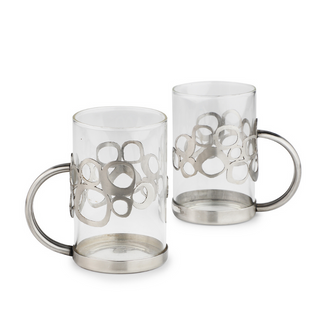 Arttdinox | Froth Coffee Mug by Jindal Stainless | Stainless Steel | Silver | Set of 2