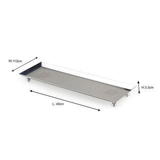 Arttdinox | Flower Longish Platter | Large | 1pc
