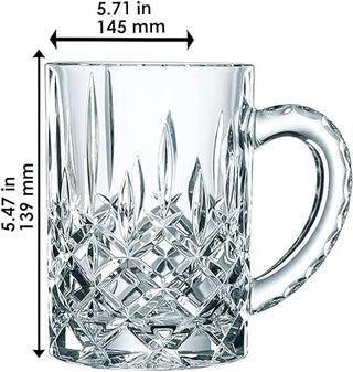 Nachtmann | Noblesse | Beer Mug & Bowl Set | 600 ml & 310 ml | Crystal | Set of 4