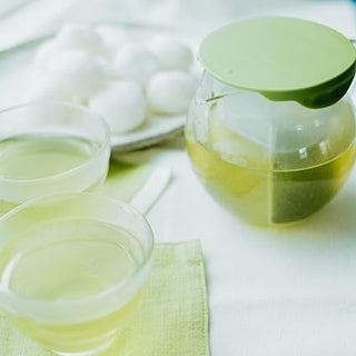 Hario | Chacha Tea Pot Flatty | Glass | Green | 450 ml