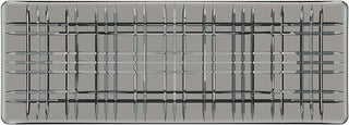 Nachtmann | Square | Rectangular Plate | Large | 42 cm |  Crystal | Smoke | 1 pc