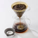 V60 Coffee Server - 600 ml - Transparent Black (Round)