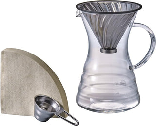 HARIO | V60 Pour Over Decanter | One Size | Silver
