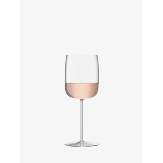 LSA International | Borough Wine Glass | 380ml | Crystal | Clear | Set of 4