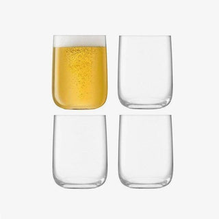 LSA International |  Borough-Tumbler | 625 ml | Crystal | Clear | Set of 4