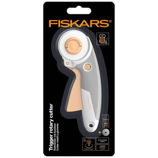 Fiskars | Trigger Rotary Cutter | 45 mm | Orange & White