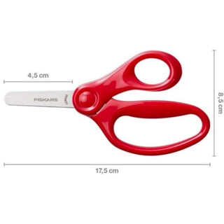 Fiskars | Kids Scissors 13cm, Red+6Y | 1PC