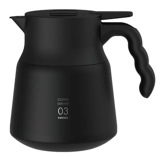 HARIO | V60 Thermal insulation stainless steel server PLUS | 800 ml | Black| 1PC